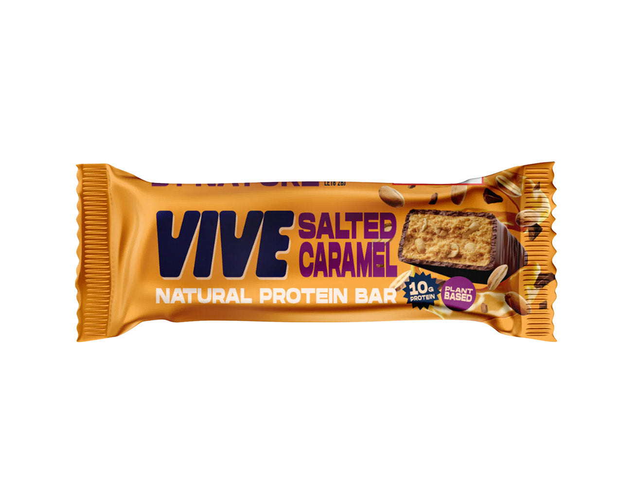 Dish photo for Vive Dark Chocolate Salted Caramel Protein Bar 50g