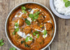 25 Plant Kofte Curry With Fresh Spinach, Coconut Lime Cream & Fresh Coriander Over Fluffy Basmati Rice