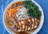 Lemon & Ginger Detox Ramen With Smoked Tofu, Udon Noodles, Cavolo Nero, Carrot & Superseed Chilli Crunch