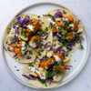 Crispy Buffalo Tofu Tacos With Cooling Ranch Dressing, Shredded Cabbage & Juicy Pineapple
